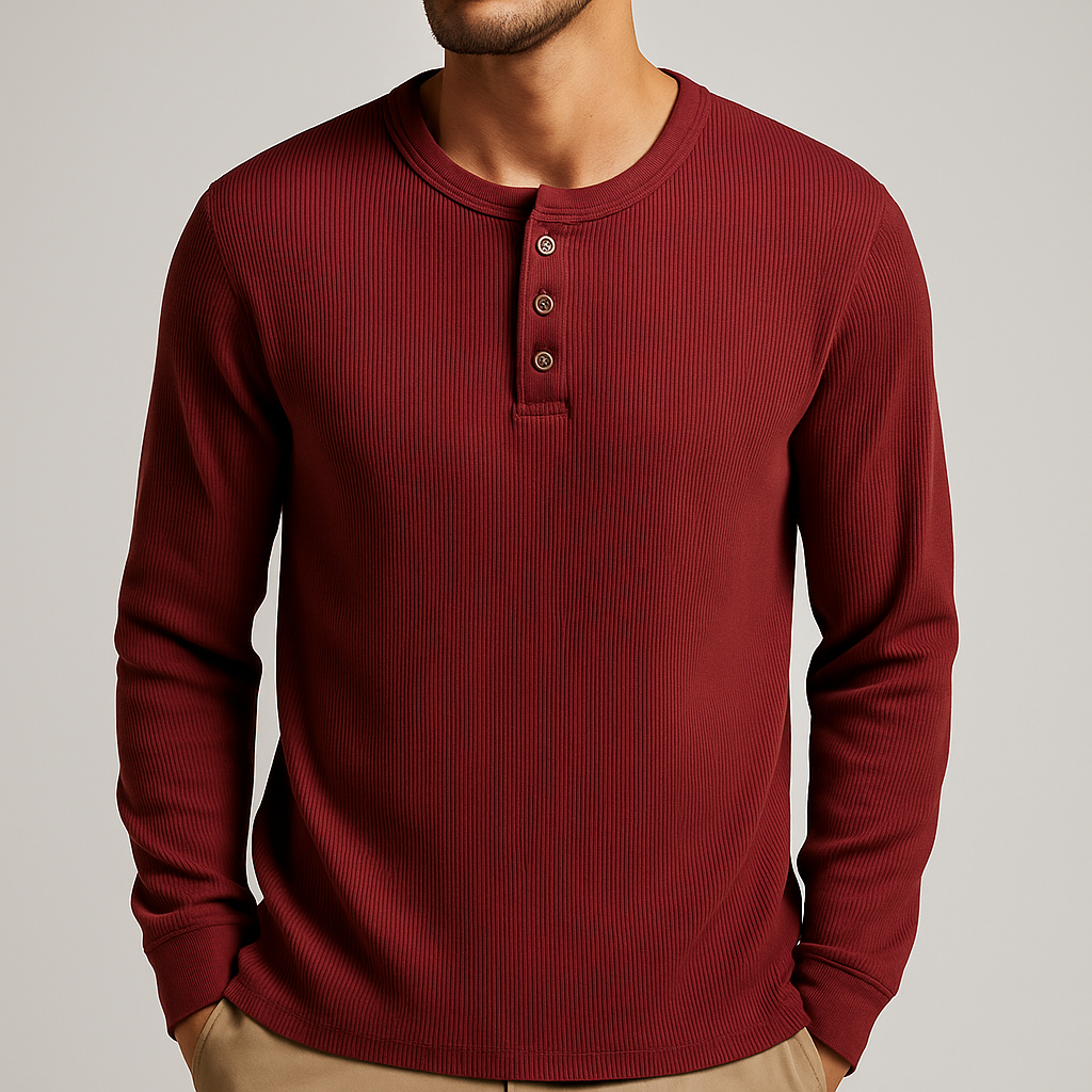Henley Meyer Long Sleve