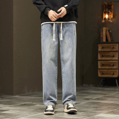 Relaxed Straight-Leg Jeans