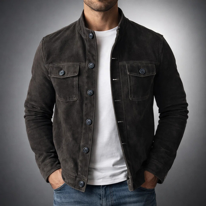 Suede Effect Jacket