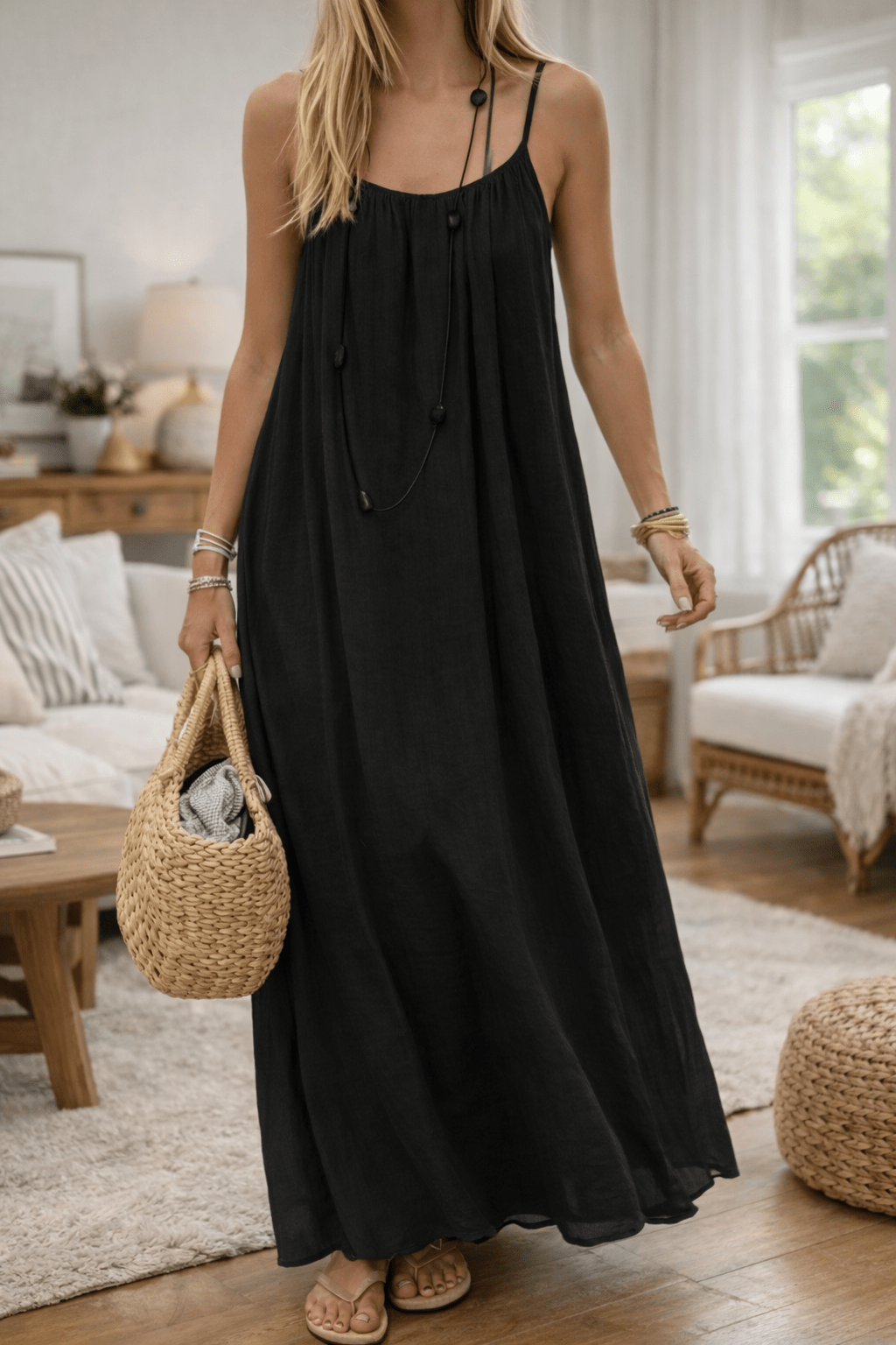 The Isla Backless Maxi Dress