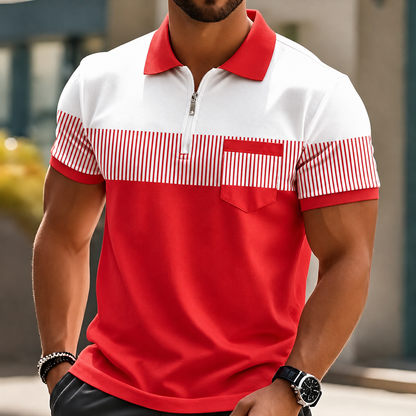 The Harrison Zip Polo