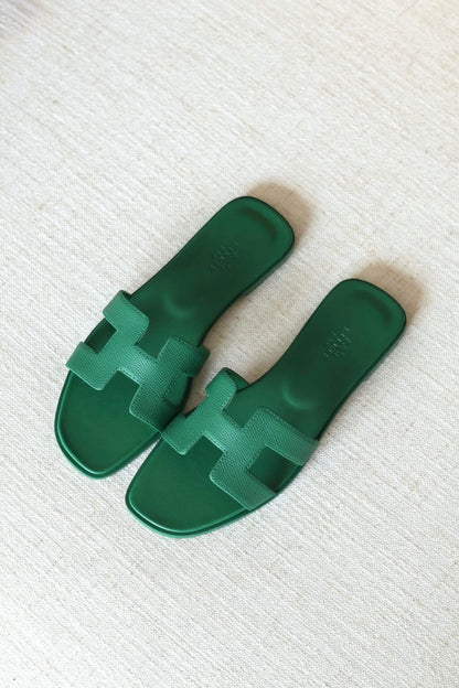 The Sienna Buckle Slide Sandals