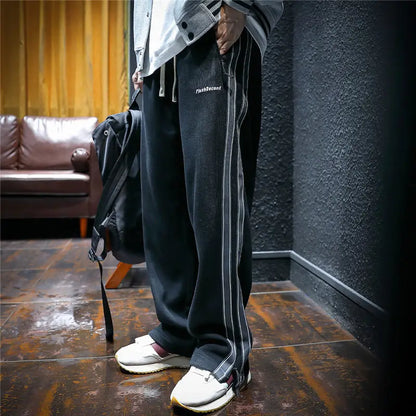 Massimo | Wide-Leg Stripe Pants