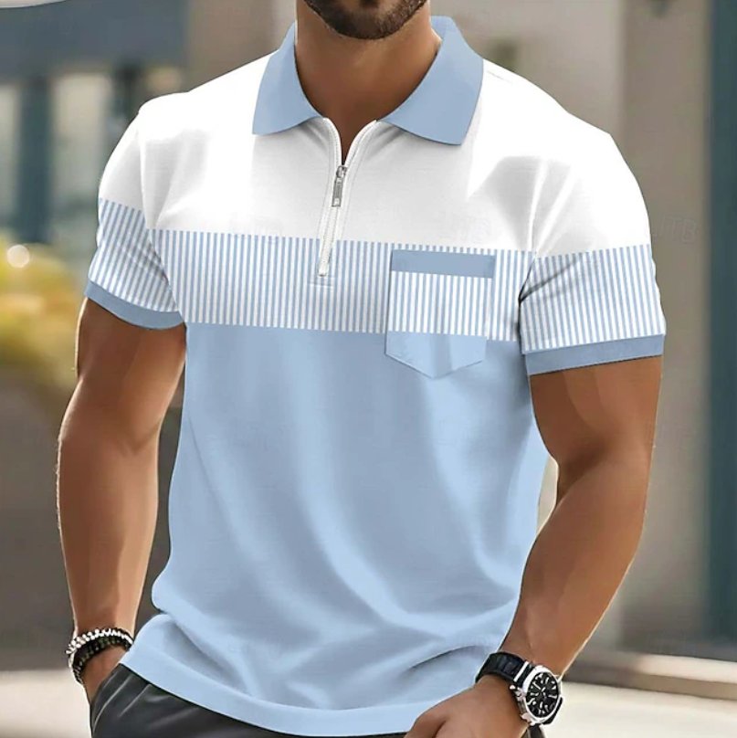 The Harrison Zip Polo