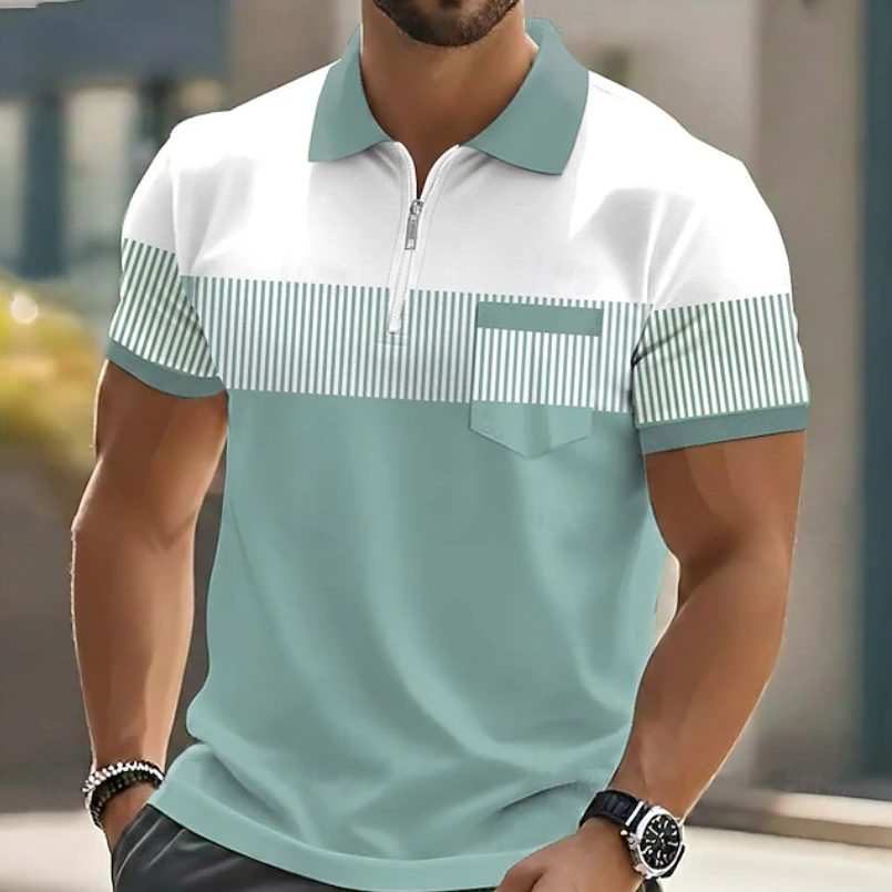 The Harrison Zip Polo