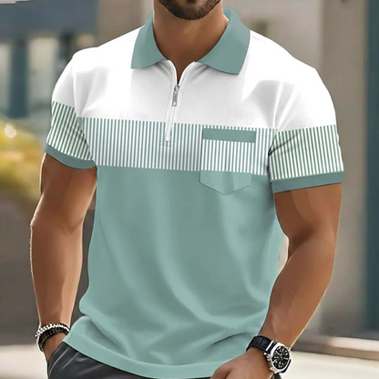 The Harrison Zip Polo