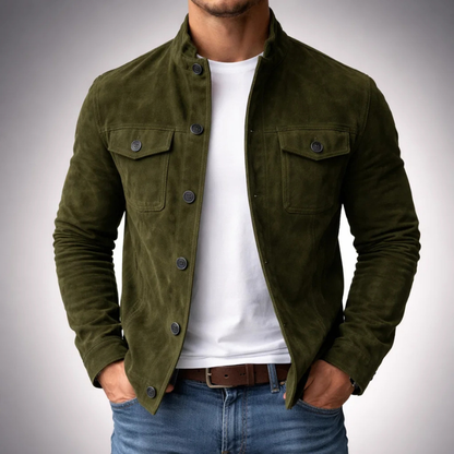 Suede Effect Jacket