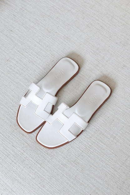 The Sienna Buckle Slide Sandals
