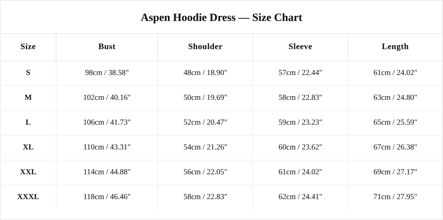 The Aspen Hoodie Dress
