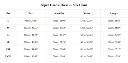The Aspen Hoodie Dress