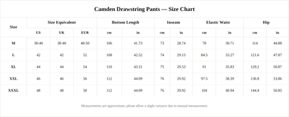 The Camden Drawstring Trousers