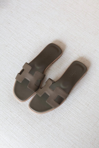 The Sienna Buckle Slide Sandals