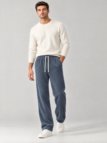 The Sullivan Corduroy Trousers in Blue