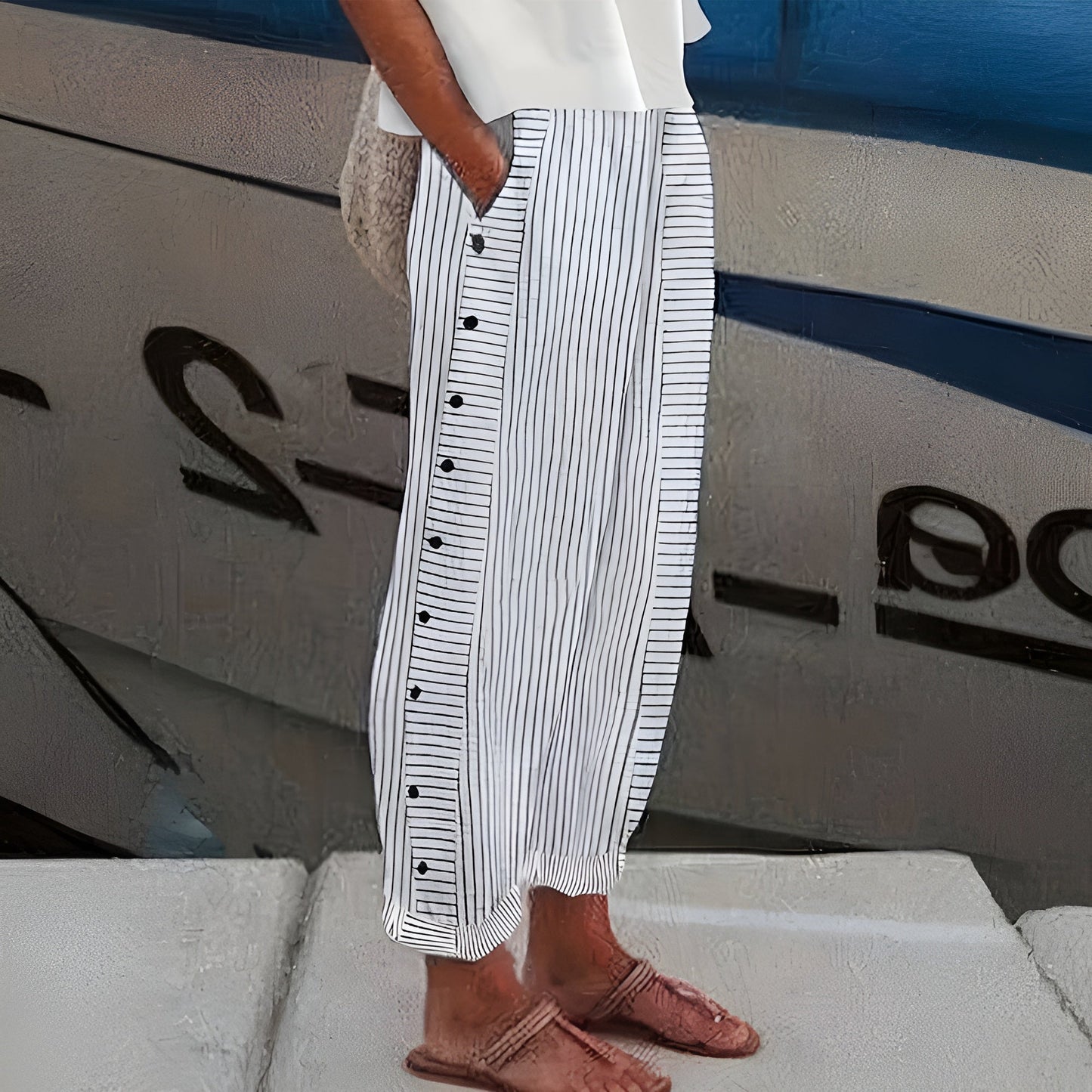 The Riviera Stripe Trousers
