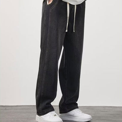 Relaxed Straight-Leg Jeans