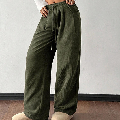 Relaxed Corduroy Trousers