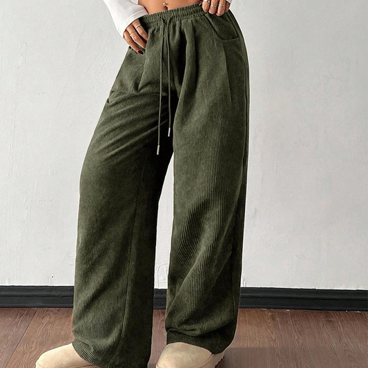 Relaxed Corduroy Trousers