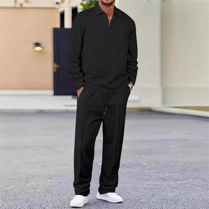 Men’s Waffle Knit Lounge Set