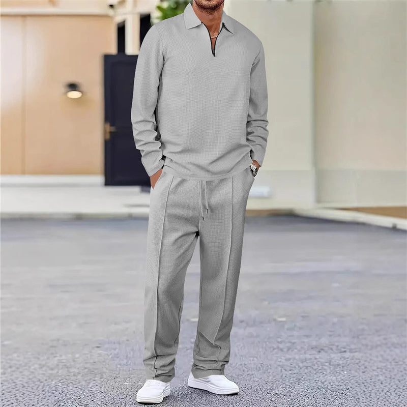 Men’s Waffle Knit Lounge Set